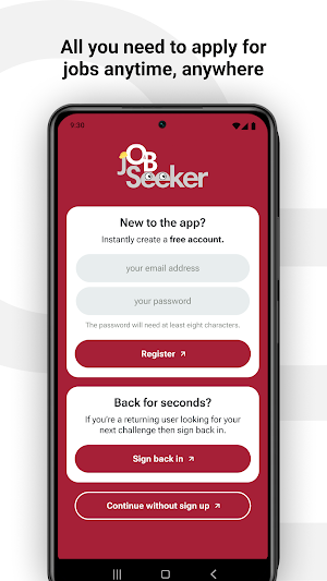 O&B Jobseeker Screenshot 1