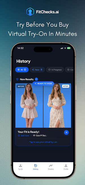 Fitchecks : AI Dress up Screenshot 0