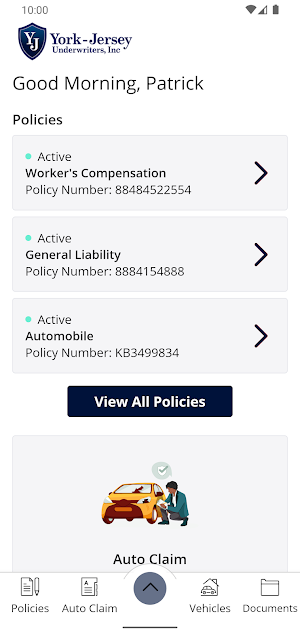 York-Jersey Mobile Screenshot 1