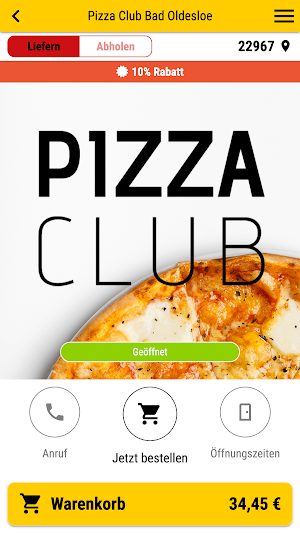 Pizza Club Bad Oldesloe Screenshot 0