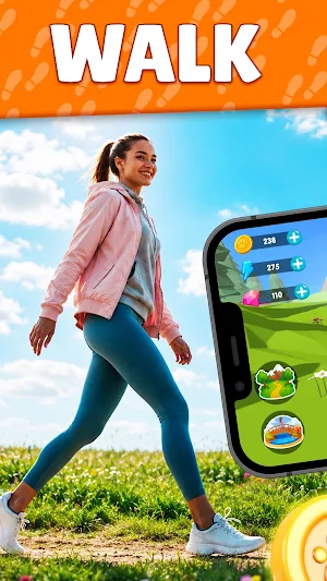 Joy Walk: Step Counter Game Screenshot 0
