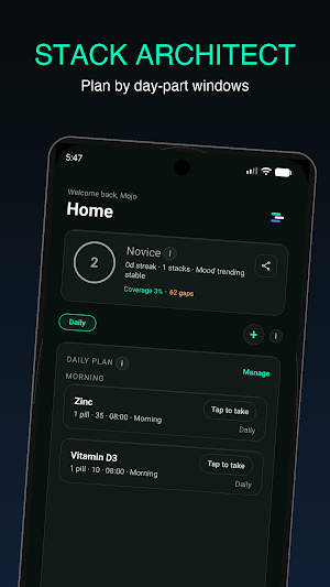 VaultStack: Supplement Tracker Screenshot 2