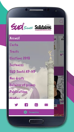 SUD Santé AP-HP Screenshot 1