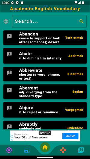 Academic English Vocabulary Screenshot 0