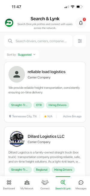 DrivLynk Screenshot 2