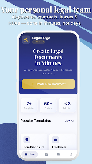 LegalForge: AI Legal Docs Screenshot 0