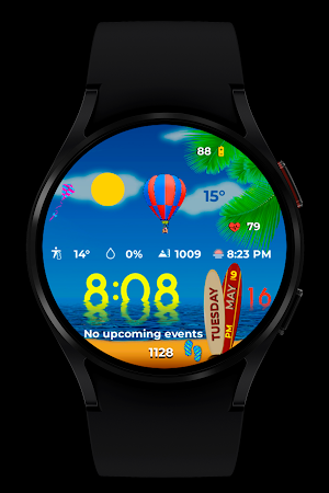 Summer Watch Face Wear OS Screenshot 3