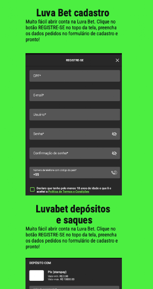 LUVA BET Screenshot 1
