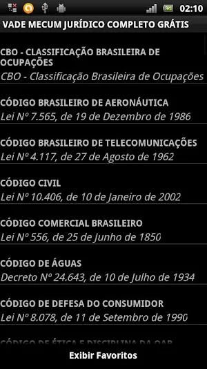 Vade Mecum Juridico Completo Screenshot 1