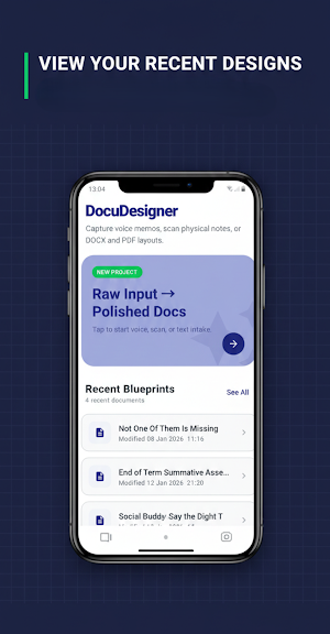 DocuDesigner: AI Doc Creator Screenshot 1