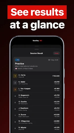RaceDay - Motorsport Calendar Screenshot 2