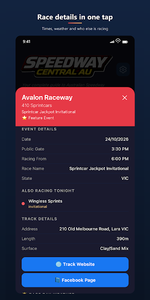 Speedway Central AU Screenshot 2