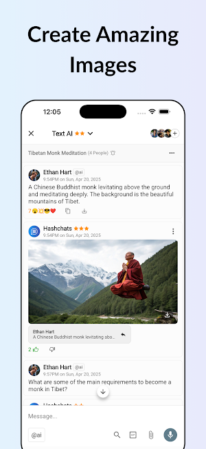Hashchats – AI Group Chats Screenshot 2