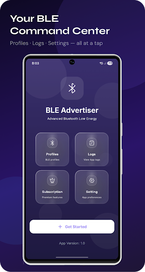 BLE Advertiser(GATT Simulator) Screenshot 0