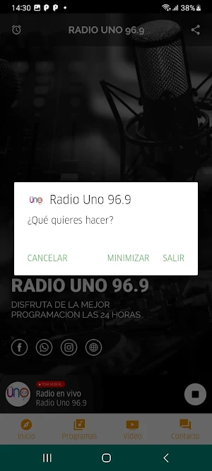 Radio Uno 96.9 Screenshot 3