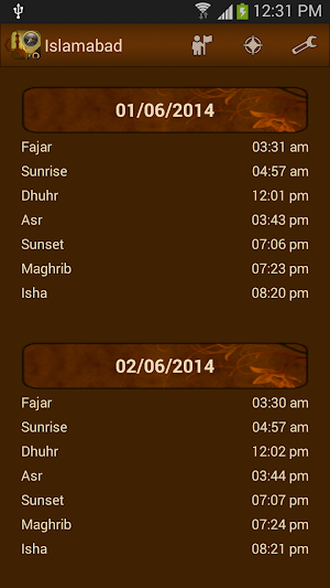 Prayer Times & Qibla Screenshot 1