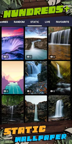 waterfall background Screenshot 3