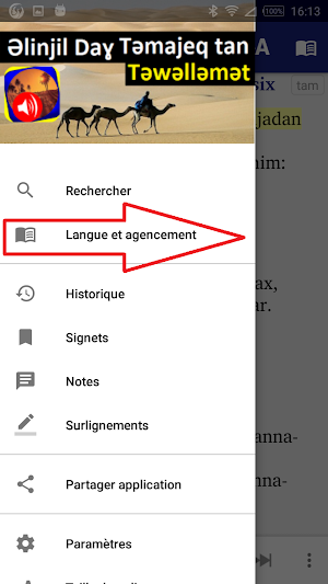 Tamasheq NT franç Engl Arabe Screenshot 1