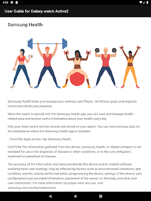 User Guide for Galaxy Watch Active 2 Screenshot 3