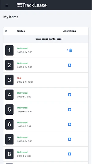 TrackLease Professional Screenshot 2