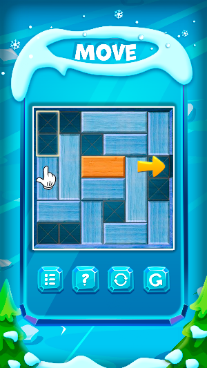 Move Ice Block: puzzle game Screenshot 1