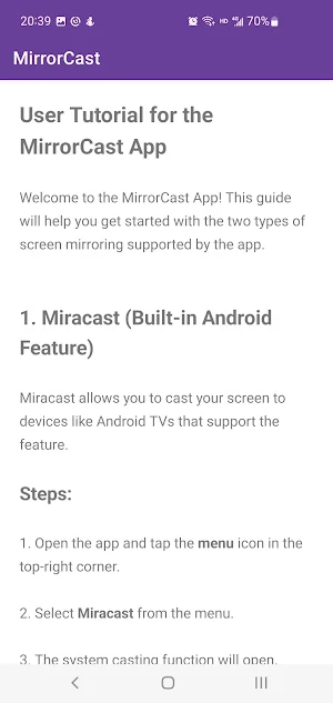 MirrorCast Screenshot 2
