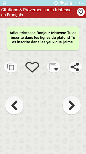 Citations Triste & Proverbes Screenshot 0