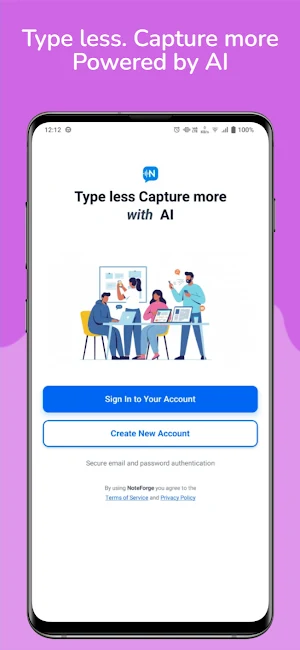 Noteforge AI Screenshot 0