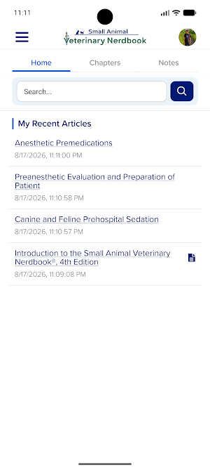 Veterinary Nerdbook Screenshot 2