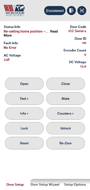 Won-Door Programmer Screenshot 2