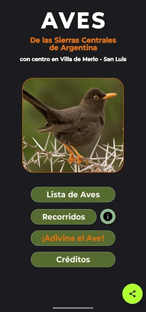 Aves de Merlo San Luis Screenshot 0