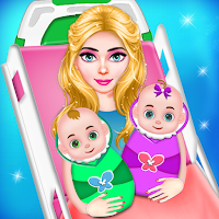 Pregnant Mom & newborn baby care - Babysitter Game
