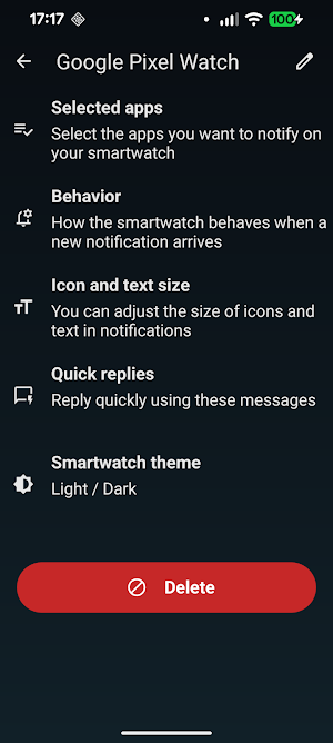 SmartWatch Notifications Screenshot 2