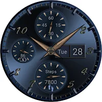 TSD46 Metallic Watch Face