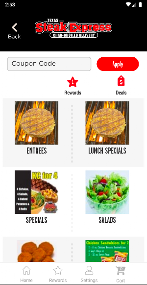 Texas Steak Express Screenshot 2