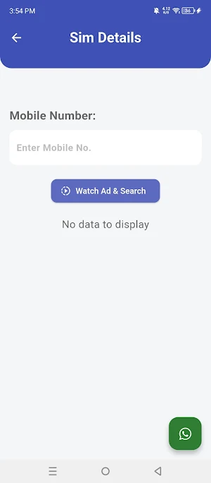 Live Tracker|Sim Owner Details Screenshot 2