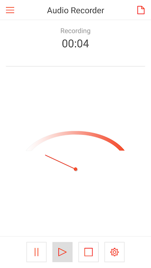 Audio Recorder (Voice Recorder, Sound Recorder) Screenshot 0