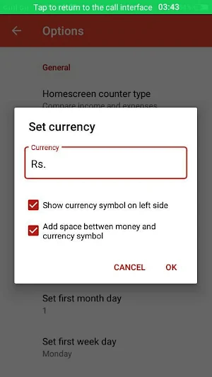 Your Budget Manager Screenshot 1