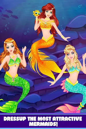 Royal Mermaid Princess Beauty Salon Makeover game Screenshot 1