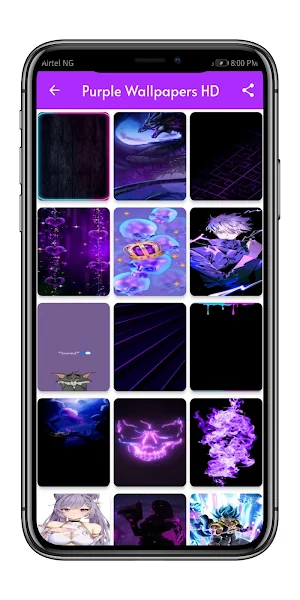 Purple Wallpaper HD Screenshot 2