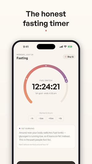 Halfday: Fasting Tracker Screenshot 0