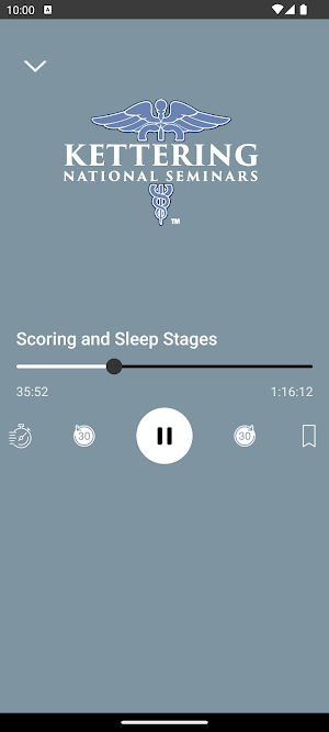 Sleep Tech Audio Lectures Screenshot 2