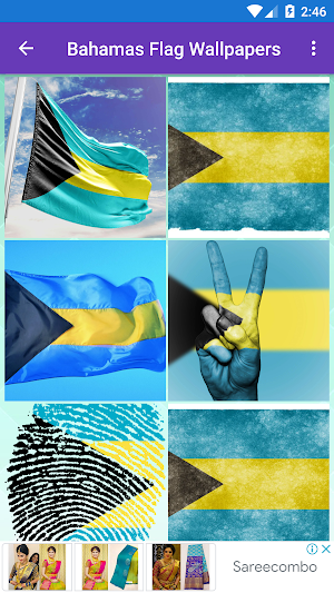Bahamas Flag Wallpaper: Flags  Screenshot 0