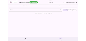 Fora ordering panel Screenshot 1