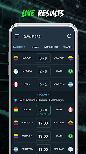 South american qualifiers Screenshot 0