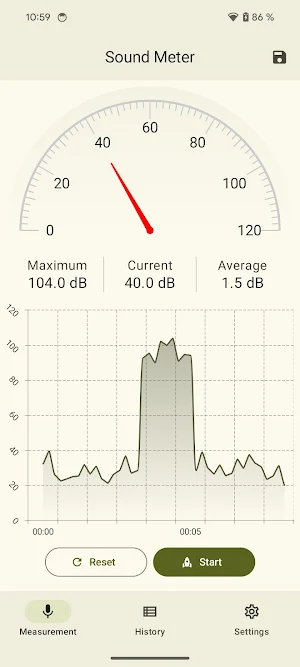 Sound Meter & Noise Detector Screenshot 1