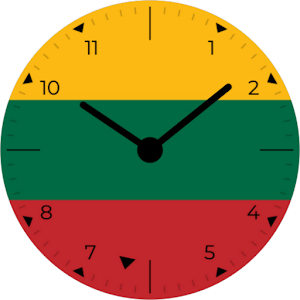 Lithuania Analog Watch Face Screenshot 3