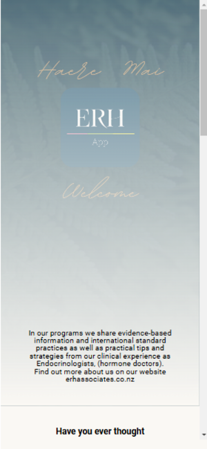 ERH App Screenshot 1