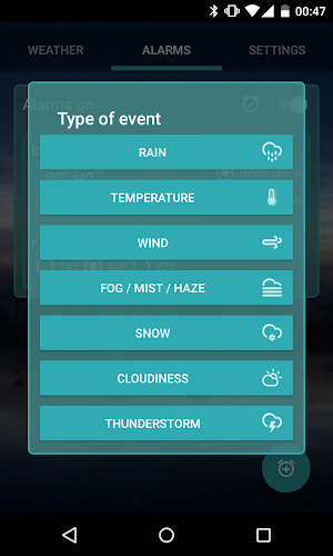 Custom Weather Alerts Screenshot 1