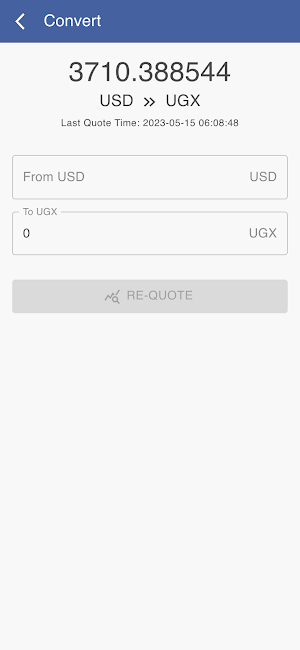 USD to UGX Screenshot 1